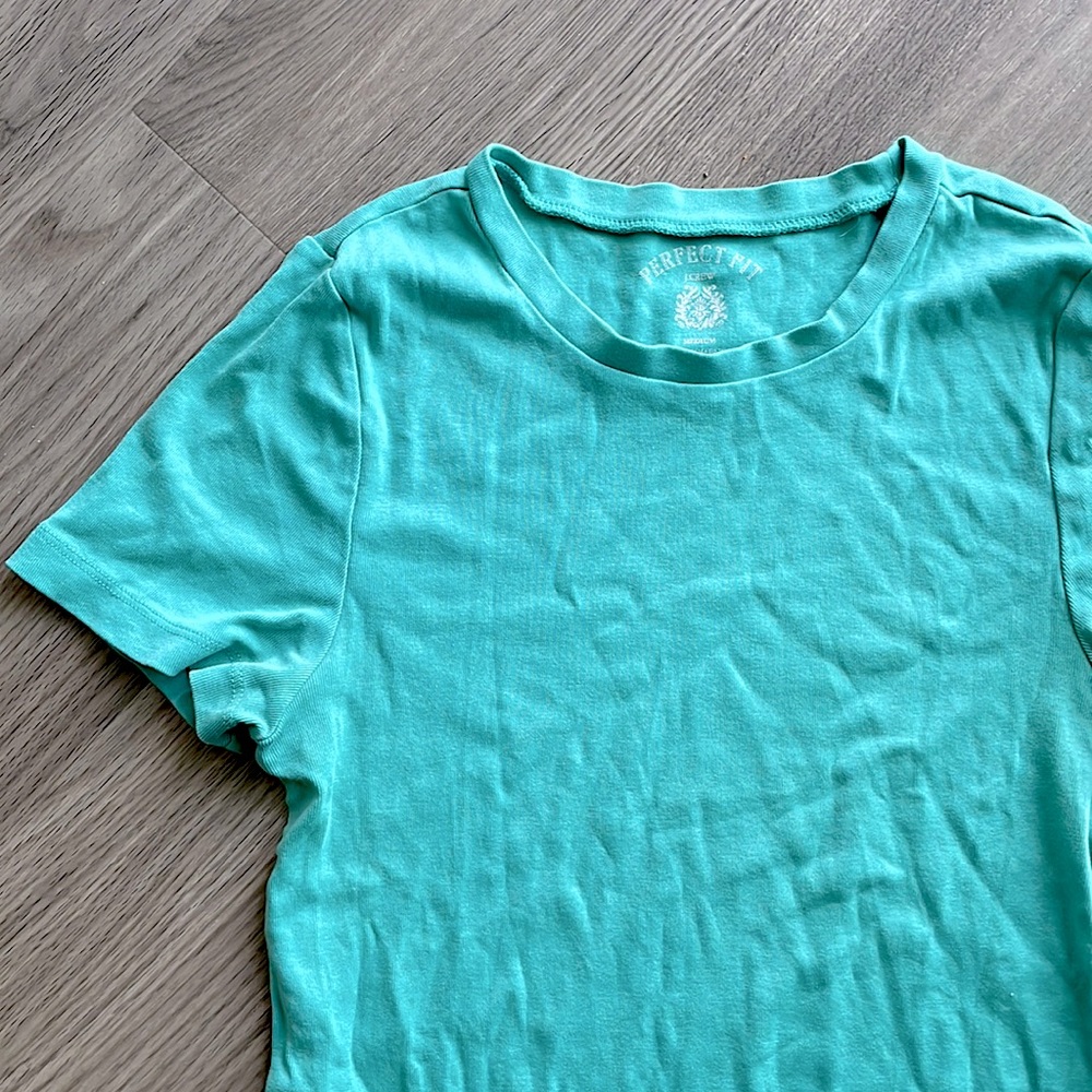 J. Crew Perfect Fit Mint Green T-shirt
